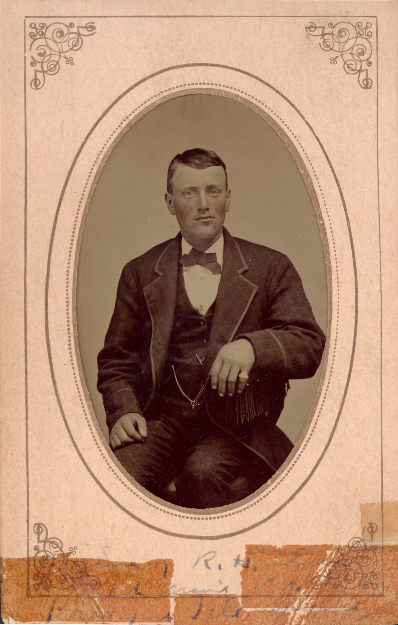 Tintype of Henry Gilbert Clarke