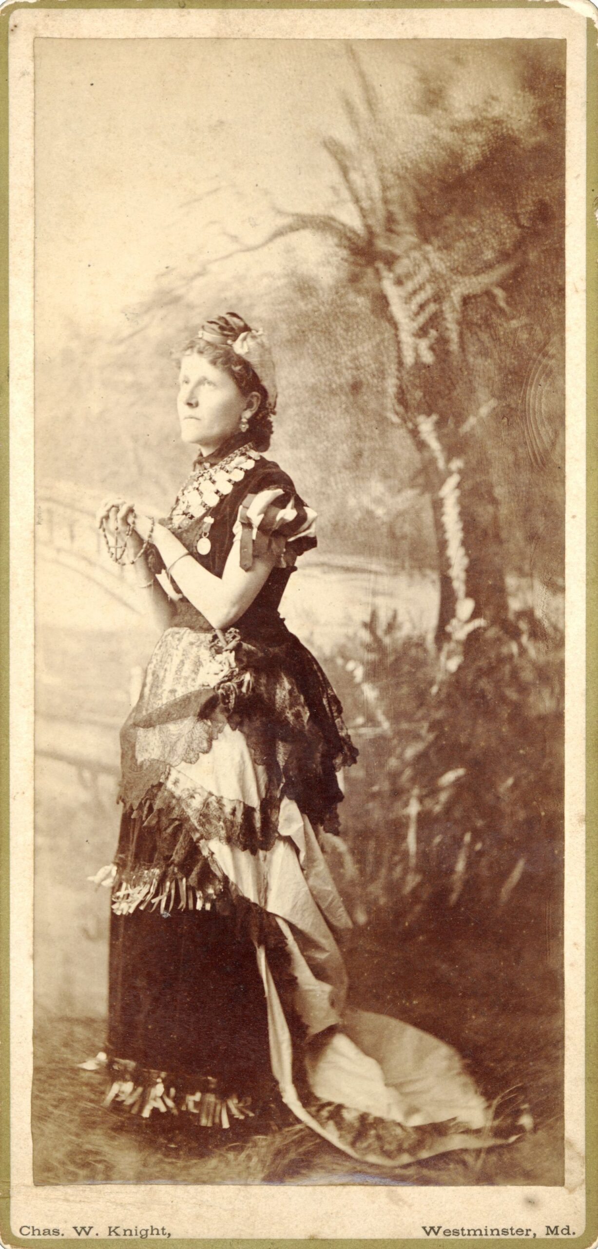 Mary Bostwick Shellman, c. 1881. Photography by Charles W. Knight